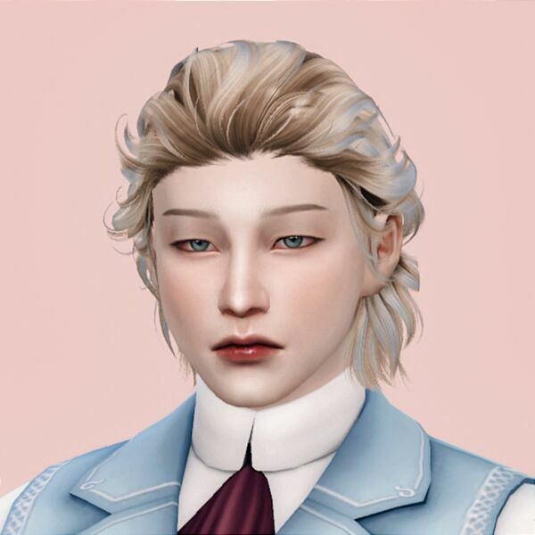 The | Cream Blue | Male By Hedennychen 1 The | Cream Blue | Male By Hedennychen Sims 4 CC