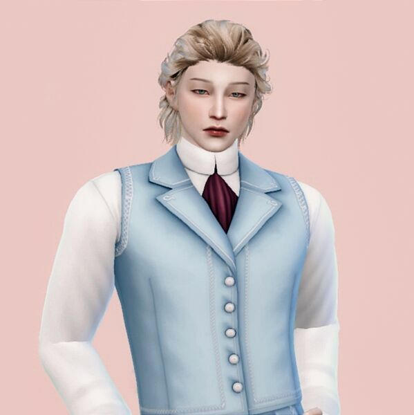 The | Cream Blue | Male By Hedennychen 4 sims 4 cc the cream blue male by hedennychen 2