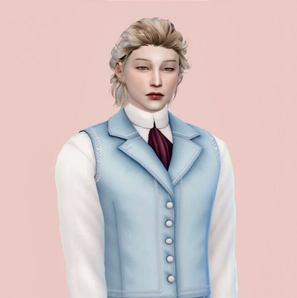 The | Cream Blue | Male By Hedennychen 2 sims 4 cc the cream blue male by hedennychen 4