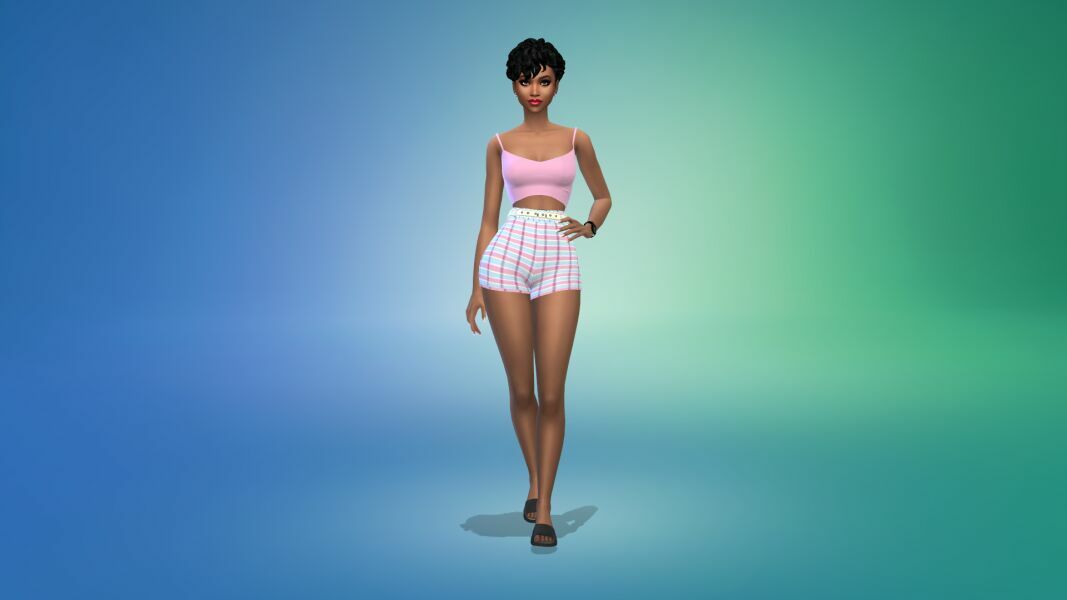 The Debonair Diva Shorts SET Outfit By VTK 8 sims 4 cc the debonair diva shorts set outfit by vtk 3