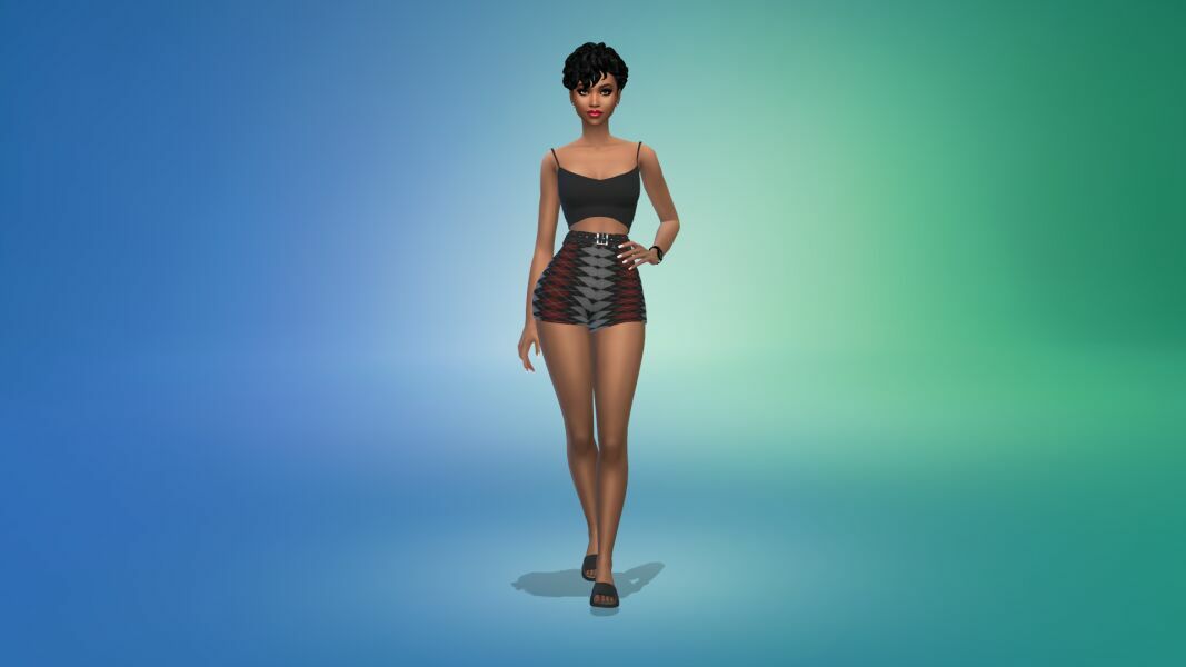 The Debonair Diva Shorts SET Outfit By VTK 5 sims 4 cc the debonair diva shorts set outfit by vtk 6