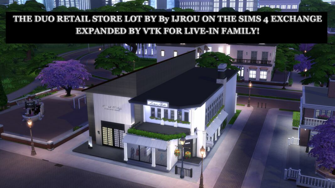 The DUO Retail Store 1 The DUO Retail Store Sims 4 CC