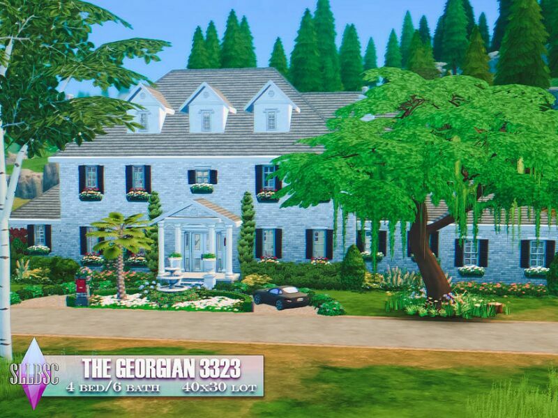 The Georgian 3323 | NO CC By Sllbsc 1 The Georgian 3323 | NO CC By Sllbsc Sims 4 CC
