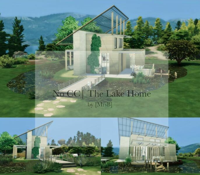 The Lake Home |CC Free By Mrsbarbiex3 1 The Lake Home |CC Free By Mrsbarbiex3 Sims 4 CC