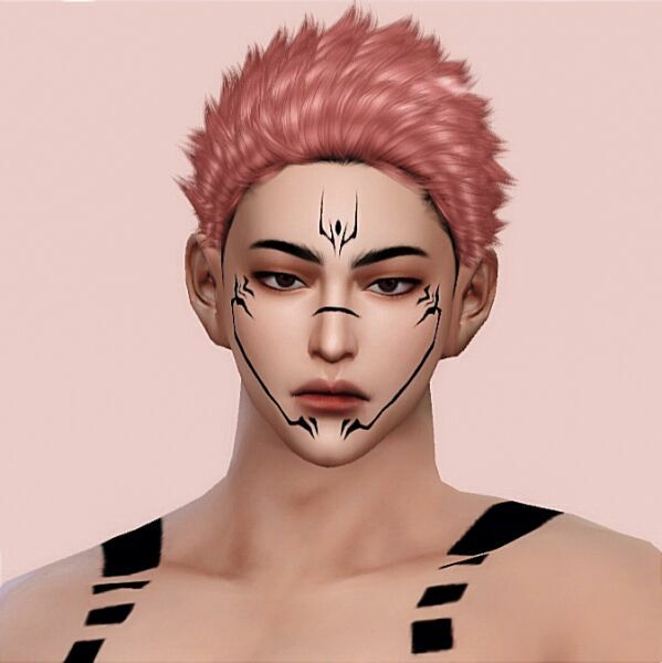 The | Ryomen Sukuna Jujutsu Kaisen By Hedennychen 1 The | Ryomen Sukuna Jujutsu Kaisen By Hedennychen Sims 4 CC