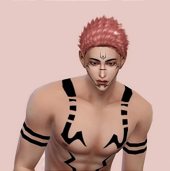 The | Ryomen Sukuna Jujutsu Kaisen By Hedennychen 4 sims 4 cc the ryomen sukuna jujutsu kaisen by hedennychen 2