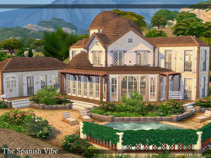 The Spanish Vibe | Nocc By Simzmora 1 The Spanish Vibe | Nocc By Simzmora Sims 4 CC