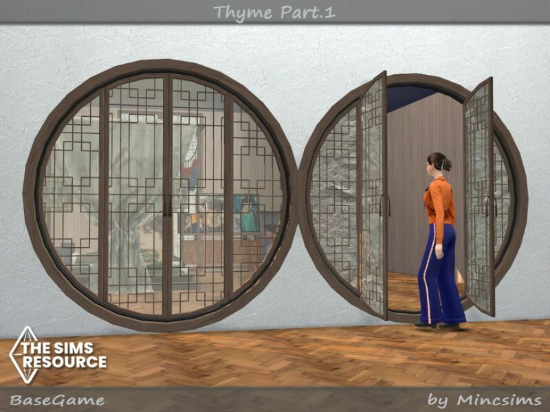 Thyme Doors And Windows Part.1 By Mincsims 3 sims 4 cc thyme doors and windows part 1 by mincsims 7