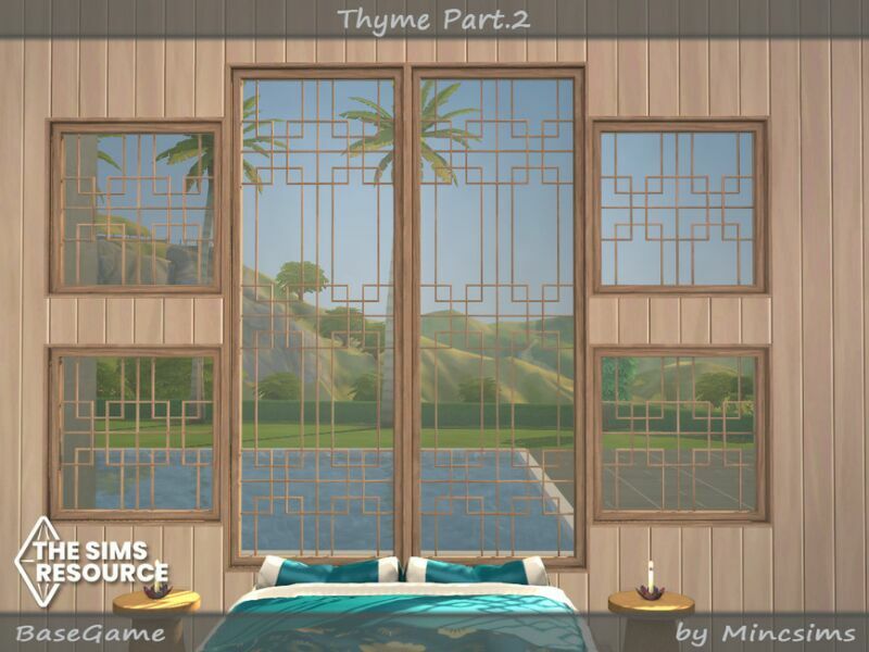 Thyme Doors And Windows Part.2 By Mincsims 3 sims 4 cc thyme doors and windows part 2 by mincsims 5