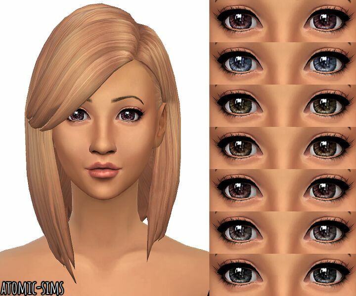 Tifa Eyes NO.22 Conversion By Atomic-Sims 1 Tifa Eyes NO.22 Conversion By Atomic-Sims Sims 4 CC