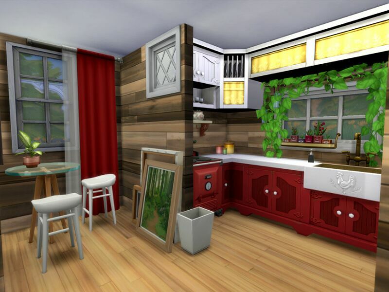 Tiny Cabin In The Woods – NO CC 5 sims 4 cc tiny cabin in the woods no cc 3