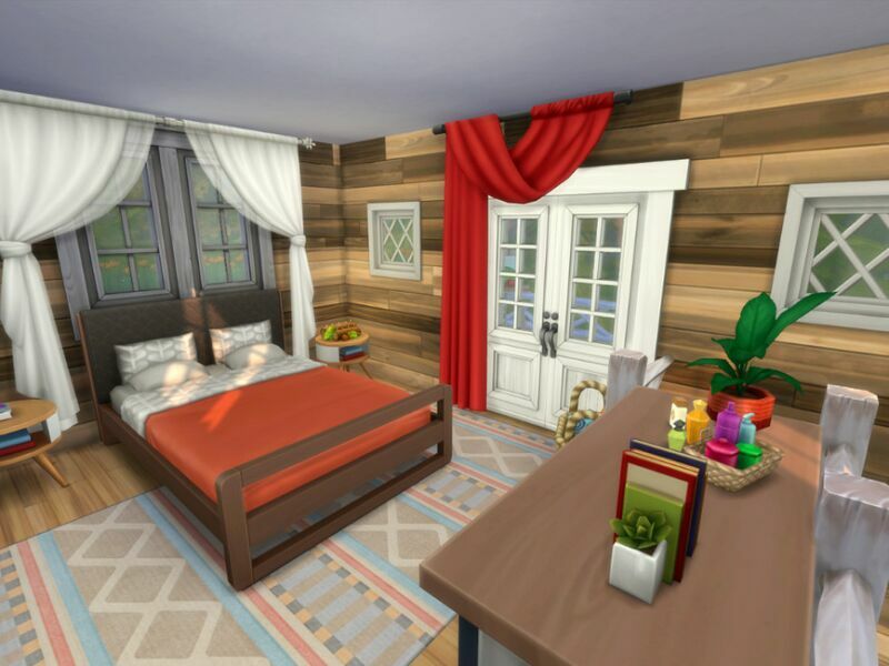 Tiny Cabin In The Woods – NO CC 4 sims 4 cc tiny cabin in the woods no cc 4