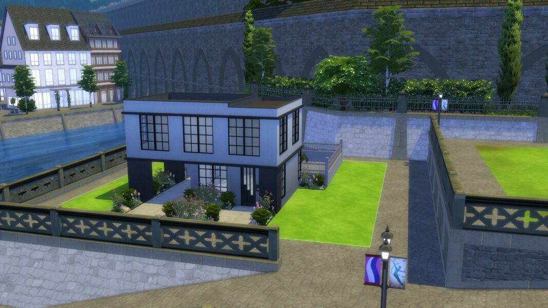 Tiny Rose Loft – Shell 5 sims 4 cc tiny rose loft shell 2
