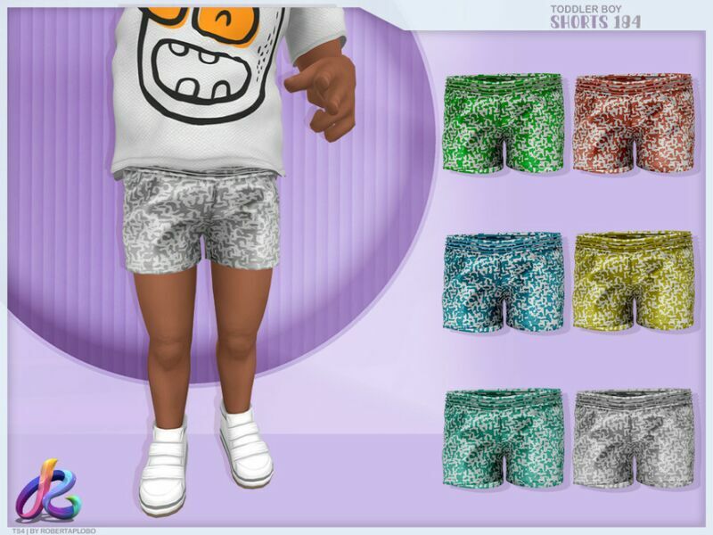 Toddler BOY Shorts 184 By Robertaplobo 1 Toddler BOY Shorts 184 By Robertaplobo Sims 4 CC
