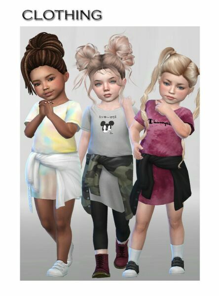 Toddler Fashion SET 7 By Shojoangel 1 Toddler Fashion SET 7 By Shojoangel Sims 4 CC