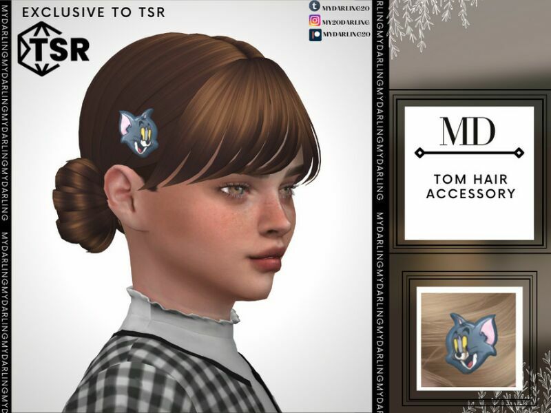 TOM Hair Accessory Child By Mydarling20 1 TOM Hair Accessory Child By Mydarling20 Sims 4 CC