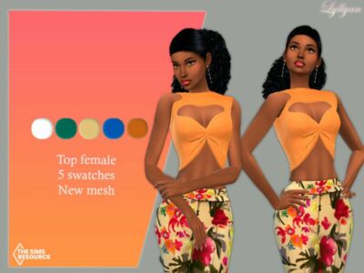 TOP Female Paty By Lyllyan Sims 4 CC