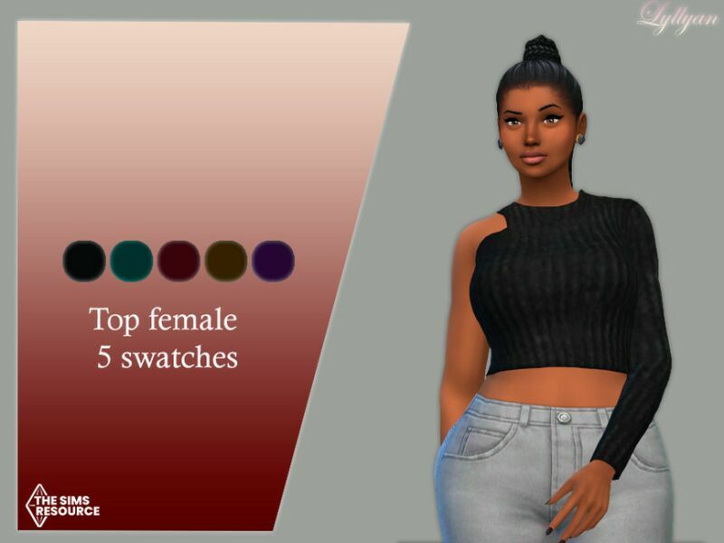 TOP Female Raica ONE By Lyllyan 1 TOP Female Raica ONE By Lyllyan Sims 4 CC