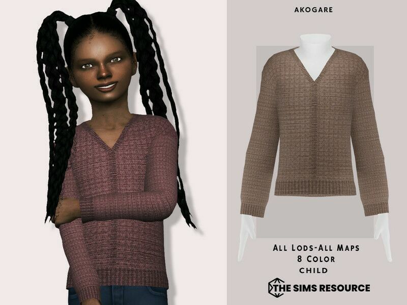 TOP NO.163 By _Akogare_ 1 TOP NO.163 By _Akogare_ Sims 4 CC