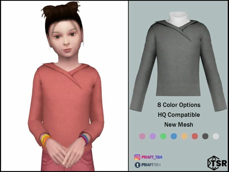 TOP NO. 32 By Praft 1 TOP NO. 32 By Praft Sims 4 CC