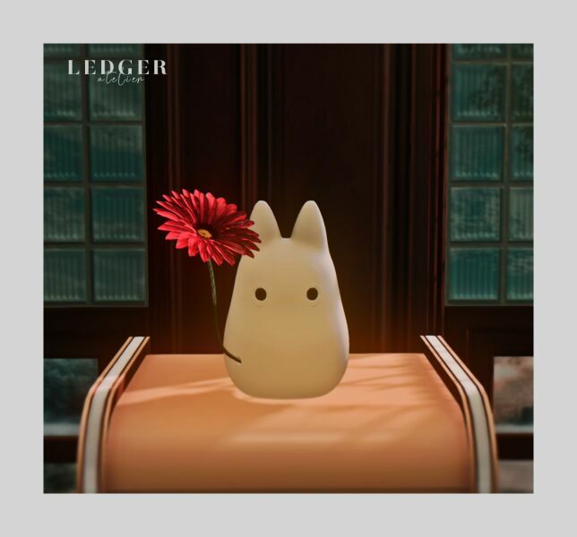 Totoro Honnori Lamp 2 sims 4 cc totoro honnori lamp 3