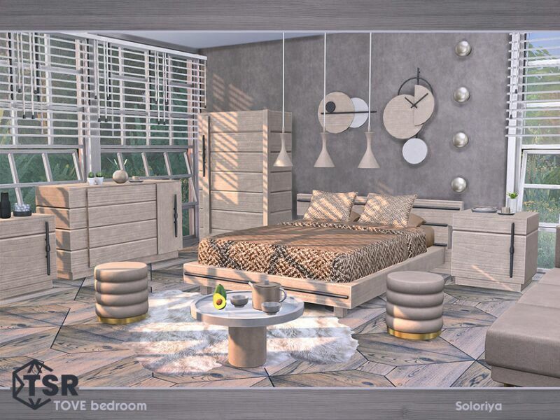 Tove Bedroom By Soloriya 2 sims 4 cc tove bedroom by soloriya 4