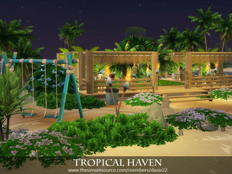 Tropical Haven By Dasie2 6 sims 4 cc tropical haven by dasie2 3