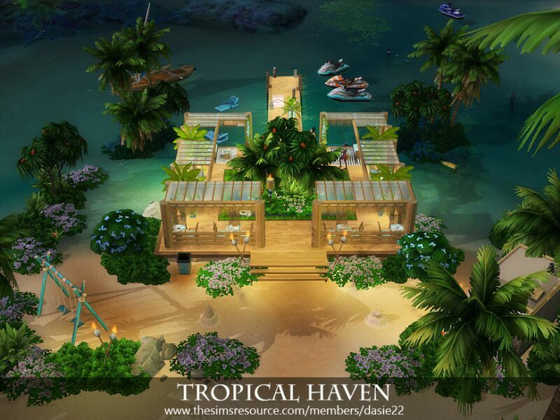 Tropical Haven By Dasie2 2 sims 4 cc tropical haven by dasie2 7