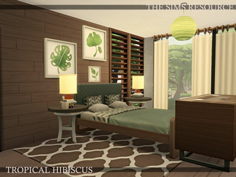 Tropical Hibiscus | Nocc By Simzmora 2 sims 4 cc tropical hibiscus nocc by simzmora 7