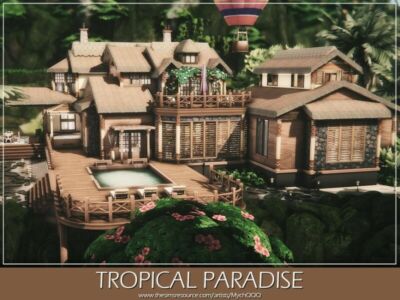Tropical Paradise By Mychqqq Sims 4 CC