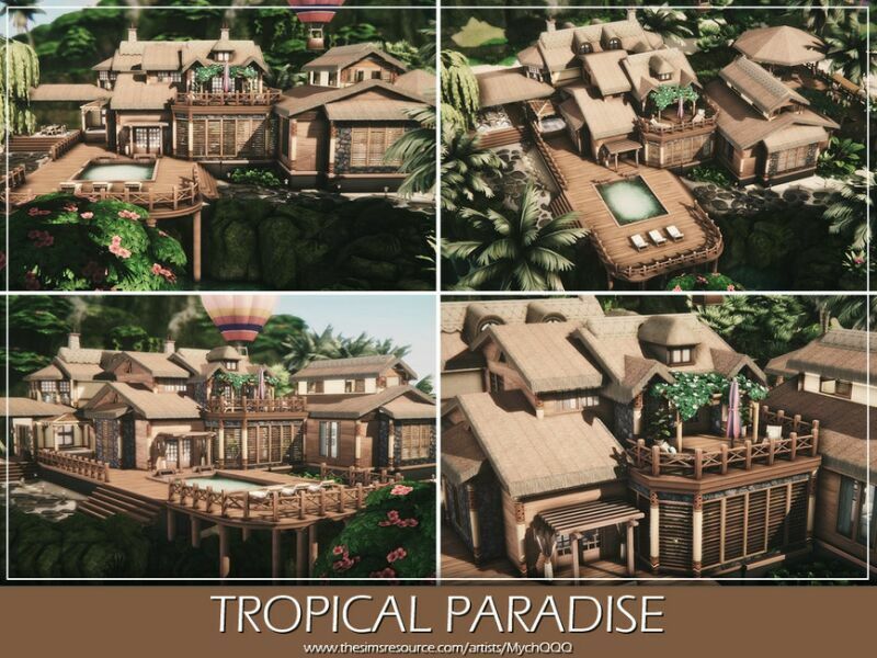 Tropical Paradise By Mychqqq 7 sims 4 cc tropical paradise by mychqqq 2