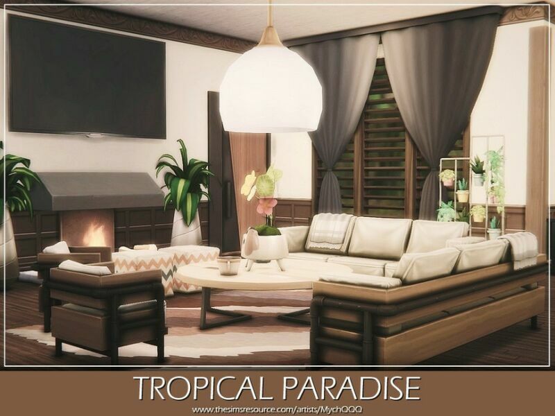 Tropical Paradise By Mychqqq 5 sims 4 cc tropical paradise by mychqqq 4