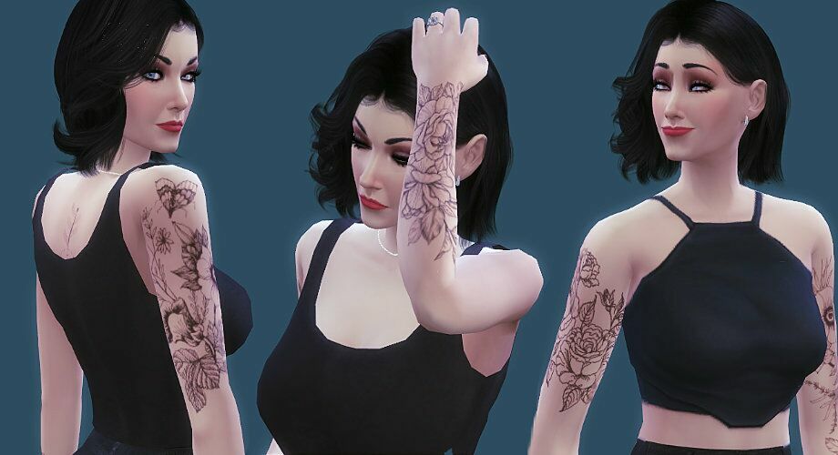 Unisex Tattoo SET #1 By Geekygamingstuff 4 sims 4 cc unisex tattoo set 1 by geekygamingstuff 2