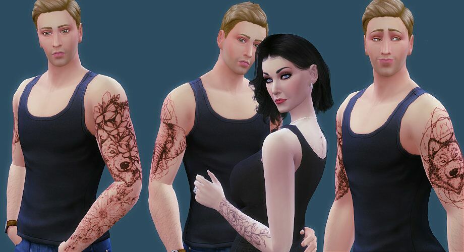 Unisex Tattoo SET #1 By Geekygamingstuff 2 sims 4 cc unisex tattoo set 1 by geekygamingstuff 3