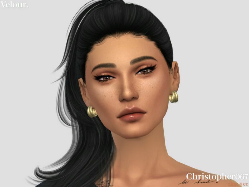 Velour Earrings By Christopher067 2 sims 4 cc velour earrings by christopher067 2