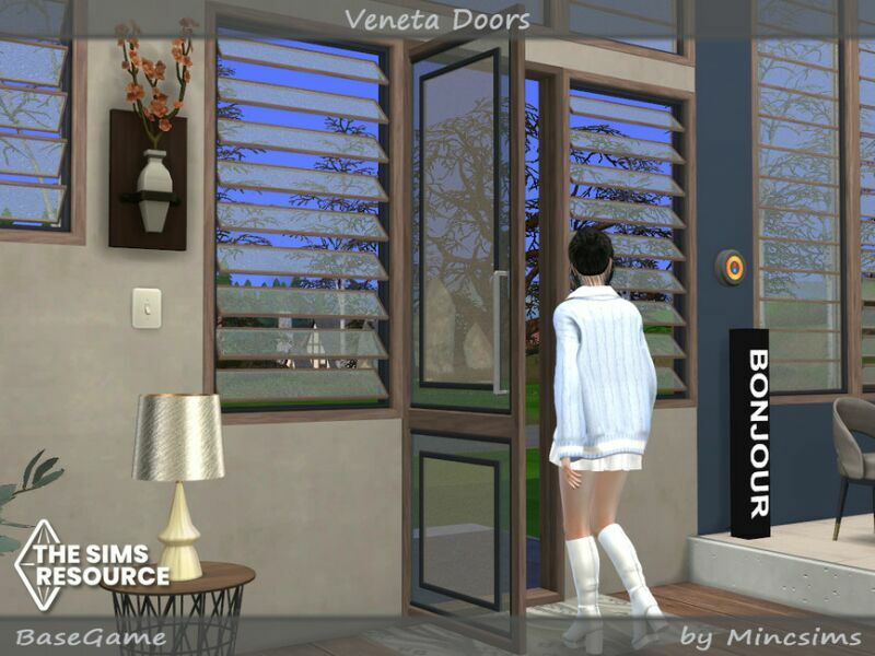 Veneta Doors By Mincsims 5 sims 4 cc veneta doors by mincsims 4