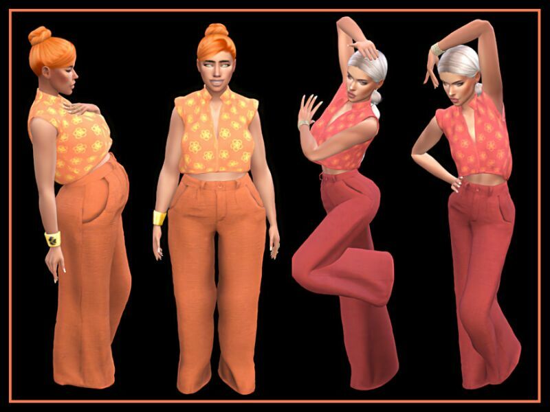 Very Long Wide LEG Trousers By Nadiafabulousflow 2 sims 4 cc very long wide leg trousers by nadiafabulousflow 2