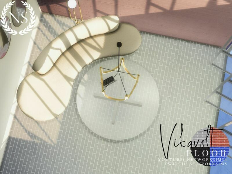 Vikavolt Brick Floor By Networksims 1 Vikavolt Brick Floor By Networksims Sims 4 CC
