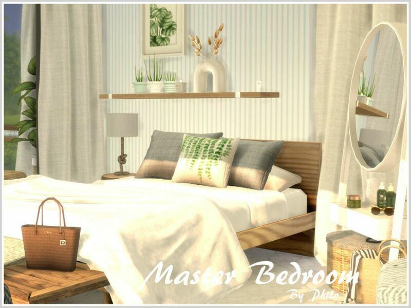Villa D’Alt Master Bedroom By Philo 1 Villa D’Alt Master Bedroom By Philo Sims 4 CC