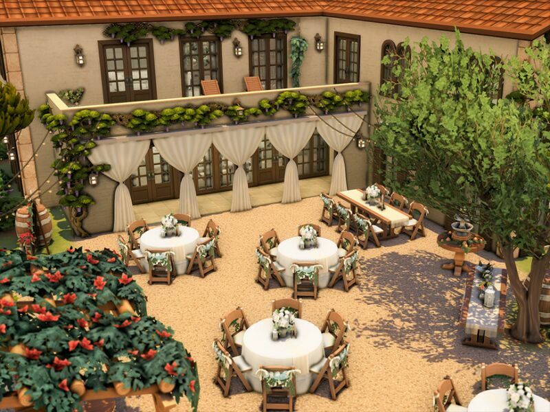 Villa LA Florence – Wedding Venue (NO CC) By Xogerardine 5 sims 4 cc villa la florence wedding venue no cc by xogerardine 4