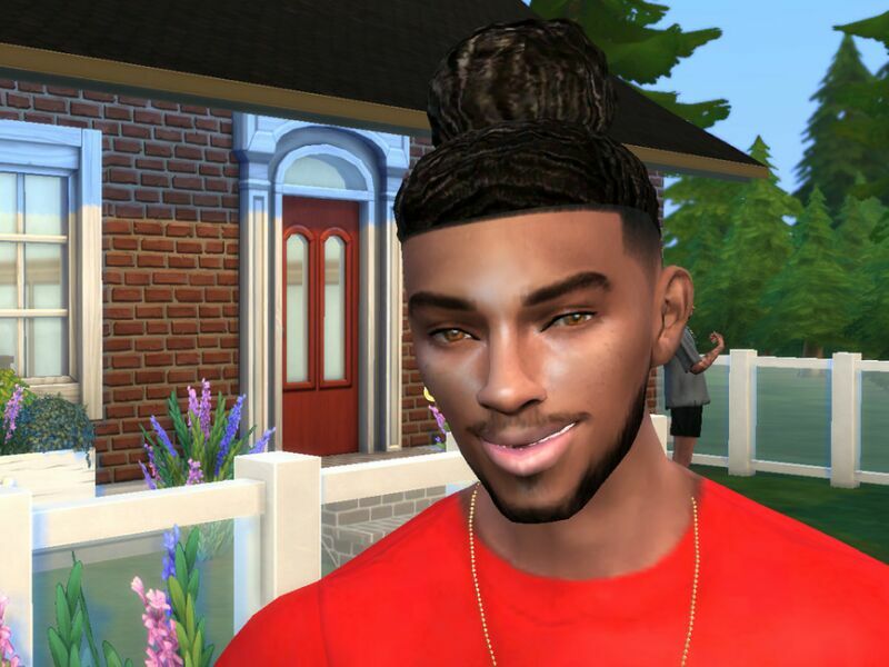 Wavy MAN BUN By Drteekaycee 3 sims 4 cc wavy man bun by drteekaycee 2