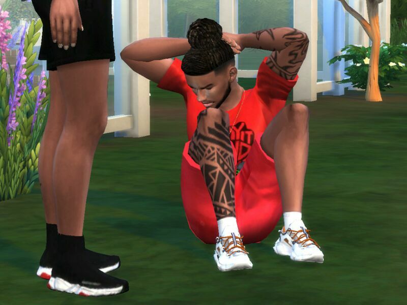 Wavy MAN BUN By Drteekaycee 2 sims 4 cc wavy man bun by drteekaycee 3