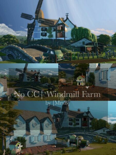 Windmill Farm |CC Free By Mrsbarbiex3 1 Windmill Farm |CC Free By Mrsbarbiex3 Sims 4 CC