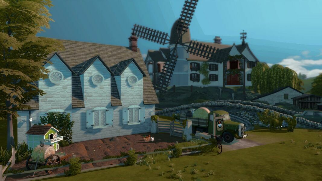 Windmill Farm |CC Free By Mrsbarbiex3 3 sims 4 cc windmill farm cc free by mrsbarbiex3 3