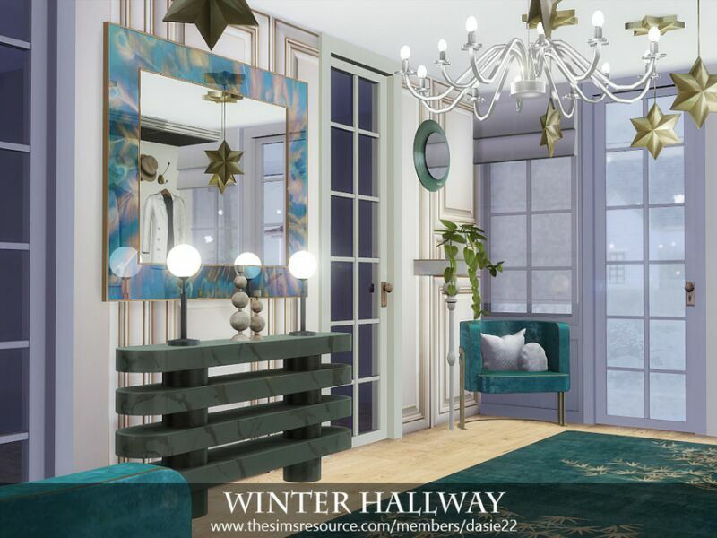 Winter Hallway By Dasie2 4 sims 4 cc winter hallway by dasie2 2