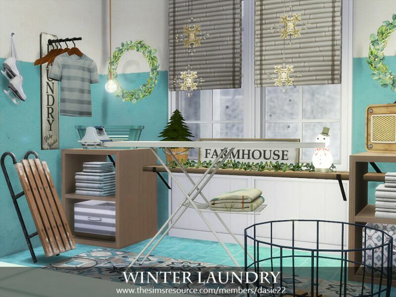 Winter Laundry By Dasie2 4 sims 4 cc winter laundry by dasie2 2