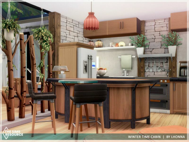 Winter Time Cabin /NO CC/ By Lhonna 5 sims 4 cc winter time cabin no cc by lhonna 4