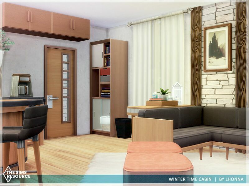 Winter Time Cabin /NO CC/ By Lhonna 2 sims 4 cc winter time cabin no cc by lhonna 7