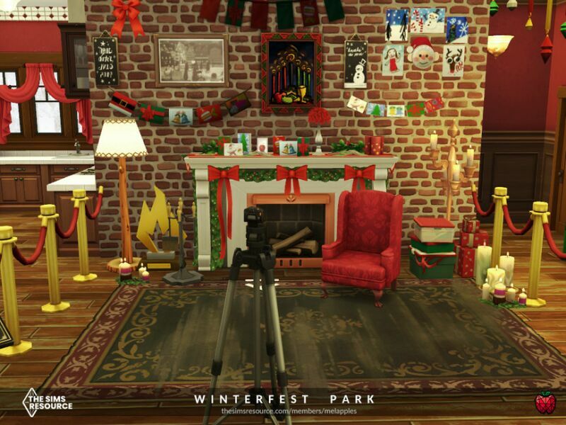 Winterfest Park – NO CC By Melapples 3 sims 4 cc winterfest park no cc by melapples 7