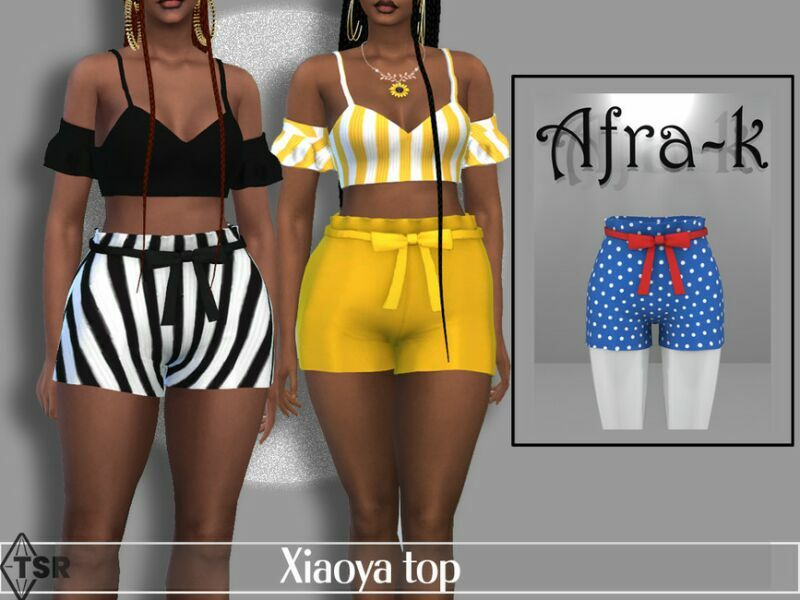 Xiaoya Shorts By Akaysims 1 Xiaoya Shorts By Akaysims Sims 4 CC